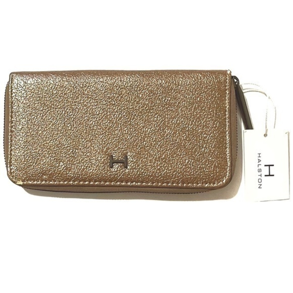 NEW! Vintage Halston Gold Sparkle Wallet!